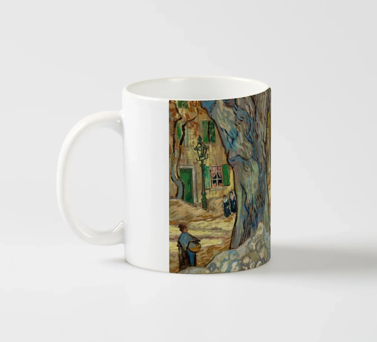Vincent van Gogh - I grandi alberi di platano tazza in ceramica da Timeless Artworks