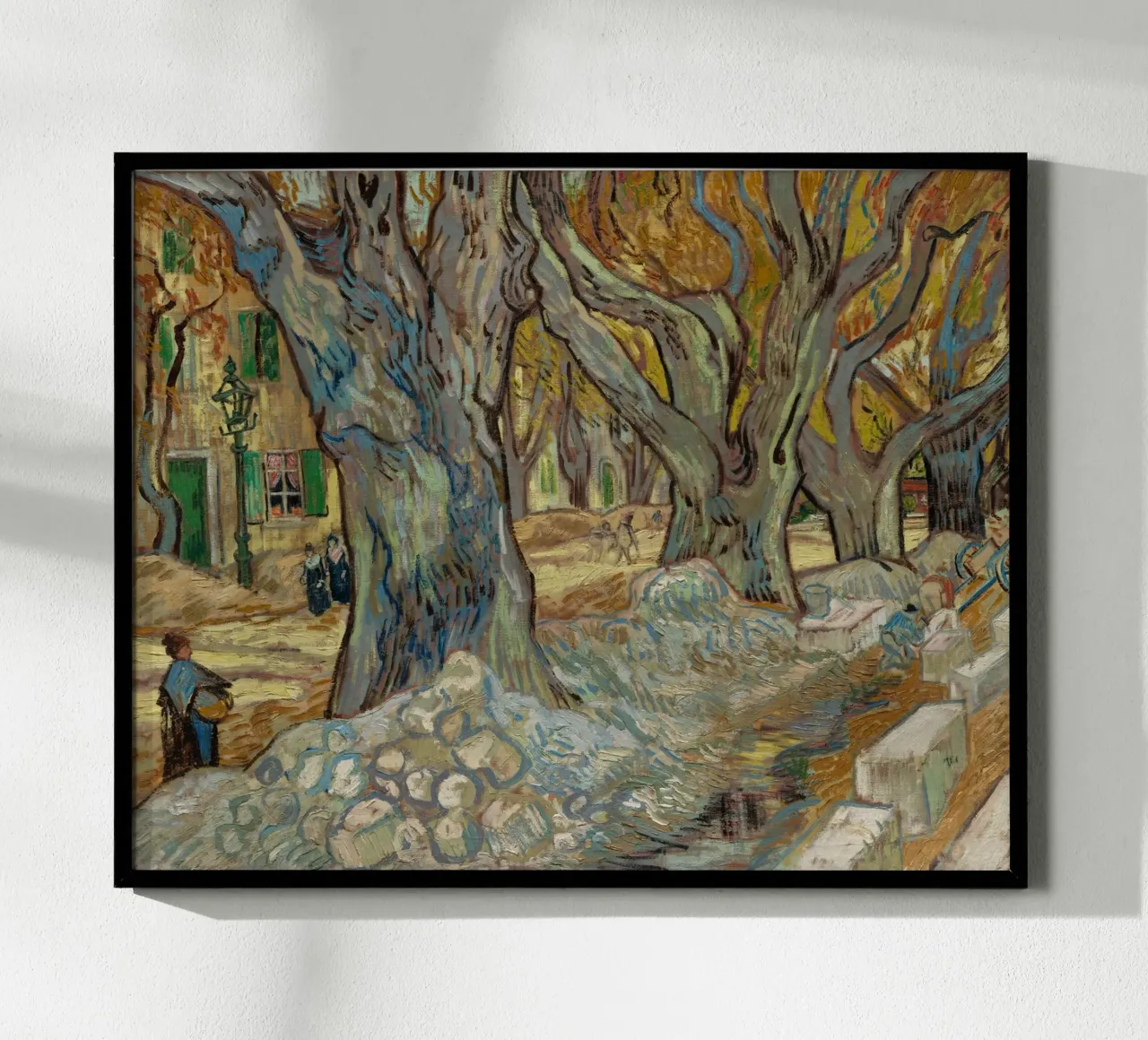 Vincent van Gogh - I grandi alberi di platano poster da Timeless Artworks
