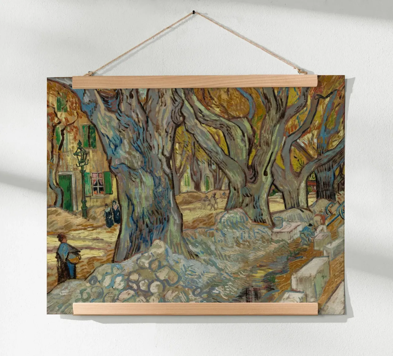 Vincent van Gogh - I grandi alberi di platano poster da Timeless Artworks