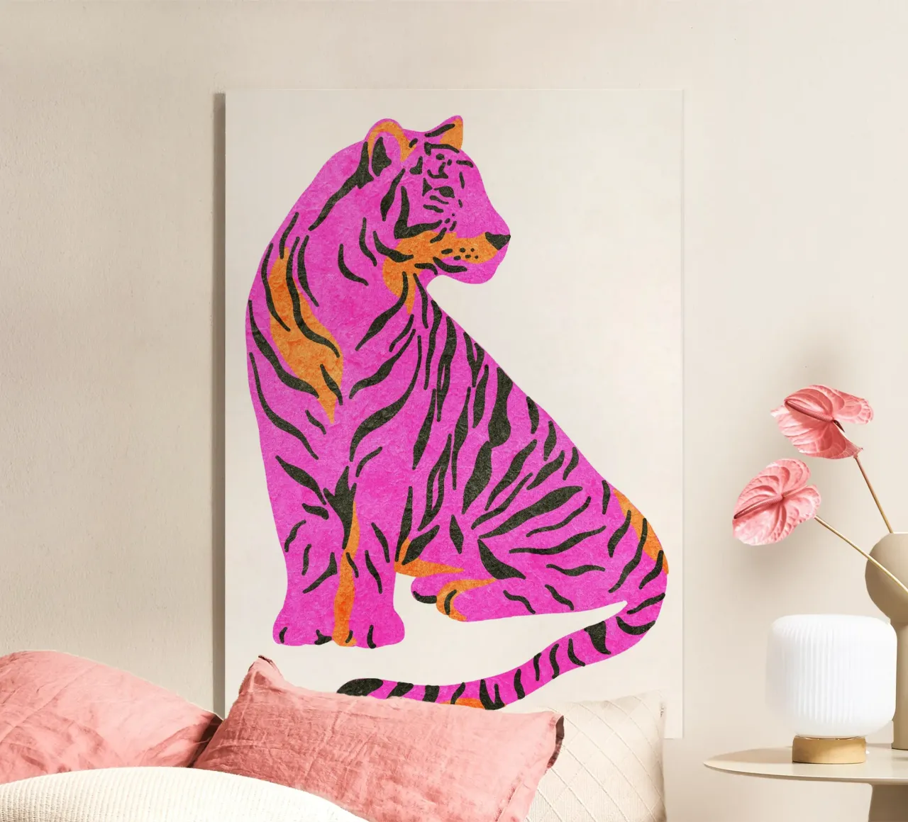 Tigre rosa plexiglass da The Look