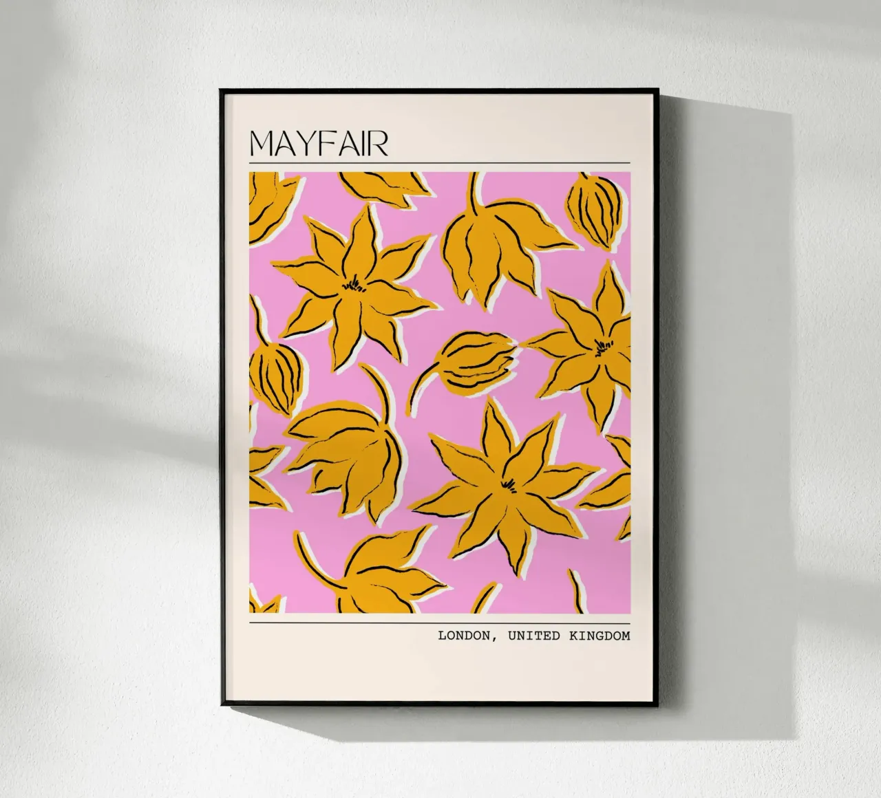 Floral Poster plexiglass da The Look