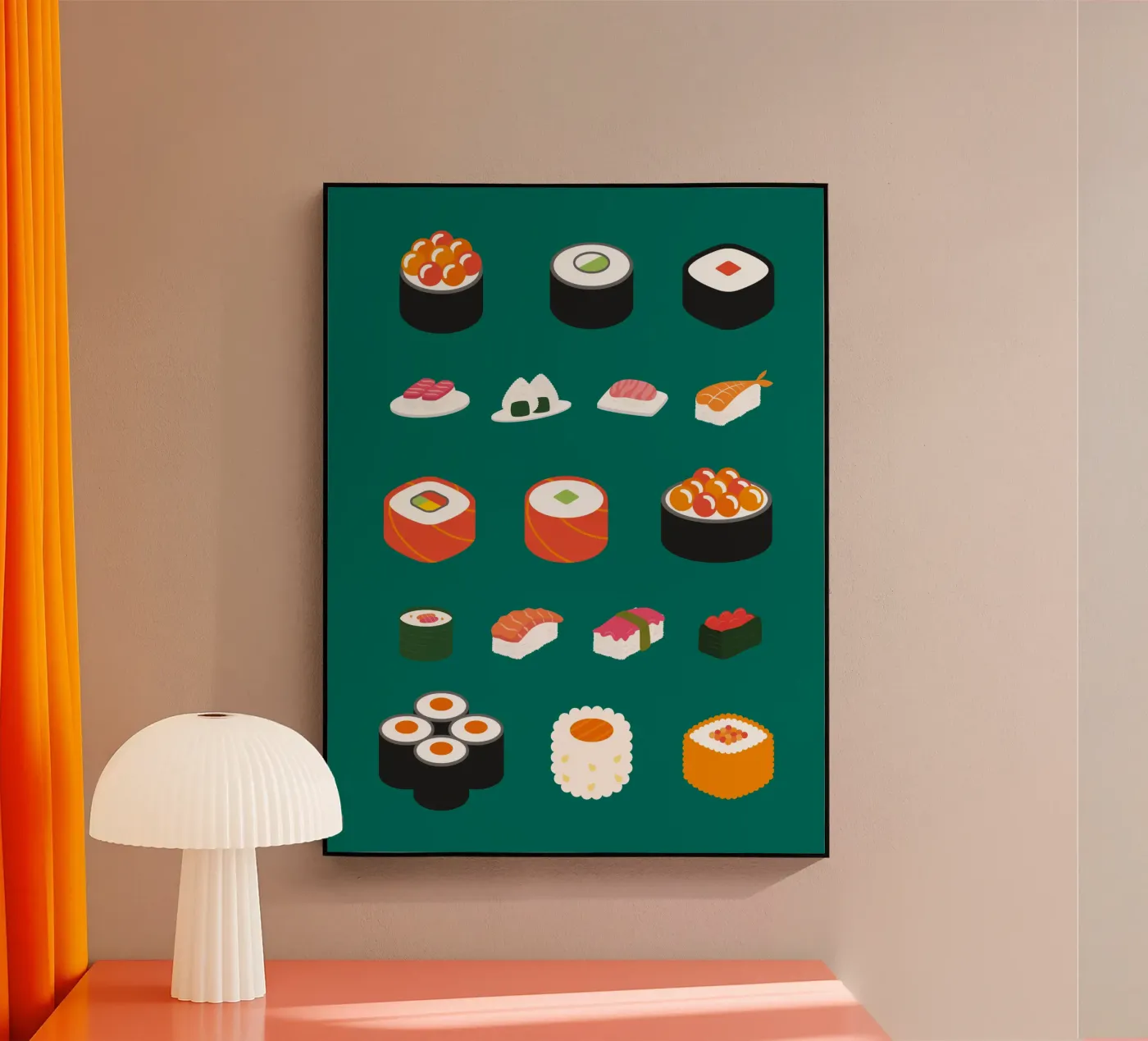 Greeny sushi! plexiglass da Tamsen Design