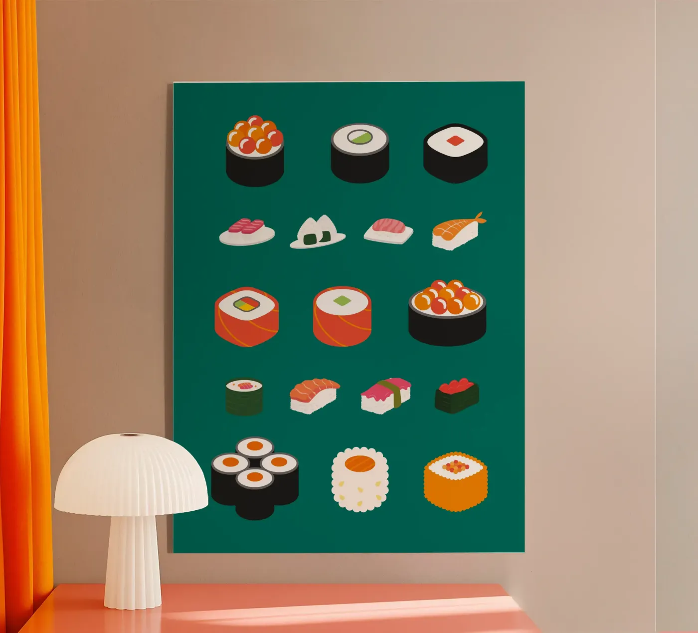 Greeny sushi! plexiglass da Tamsen Design
