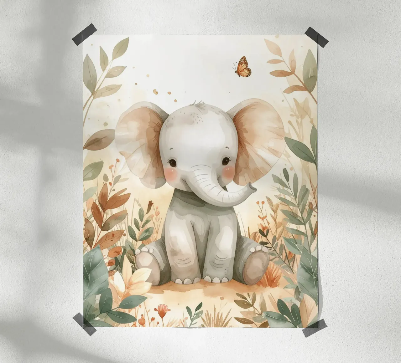 "The gentle forest wanderer" - watercolour full of harmony poster by Katalier (Kids)