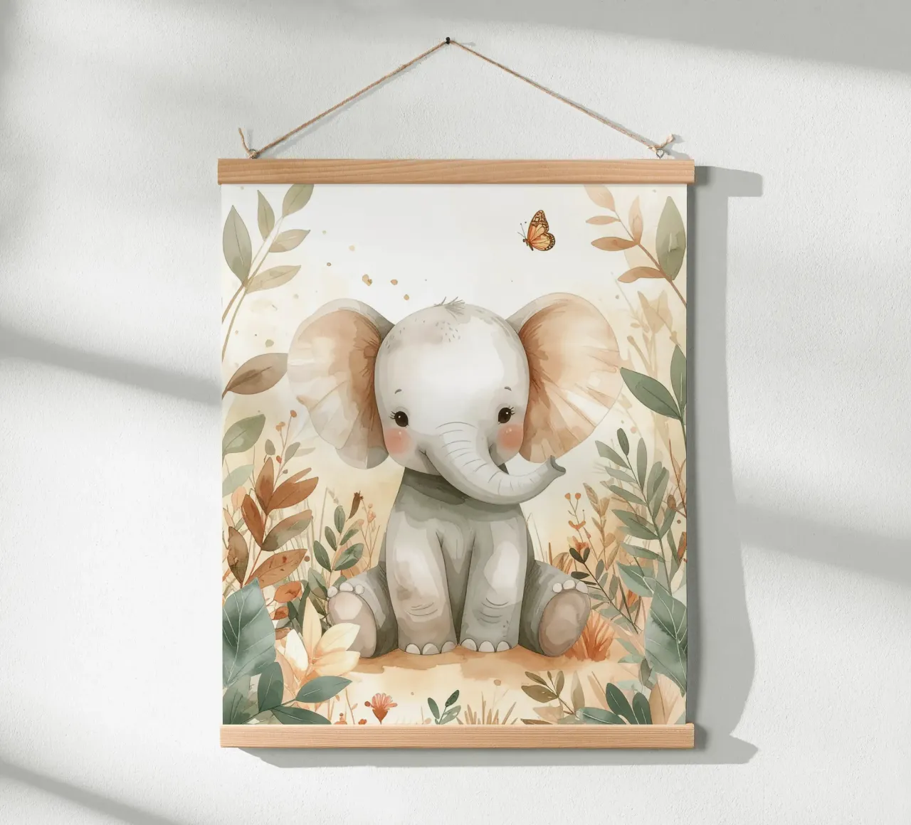 "The gentle forest wanderer" - watercolour full of harmony poster by Katalier (Kids)