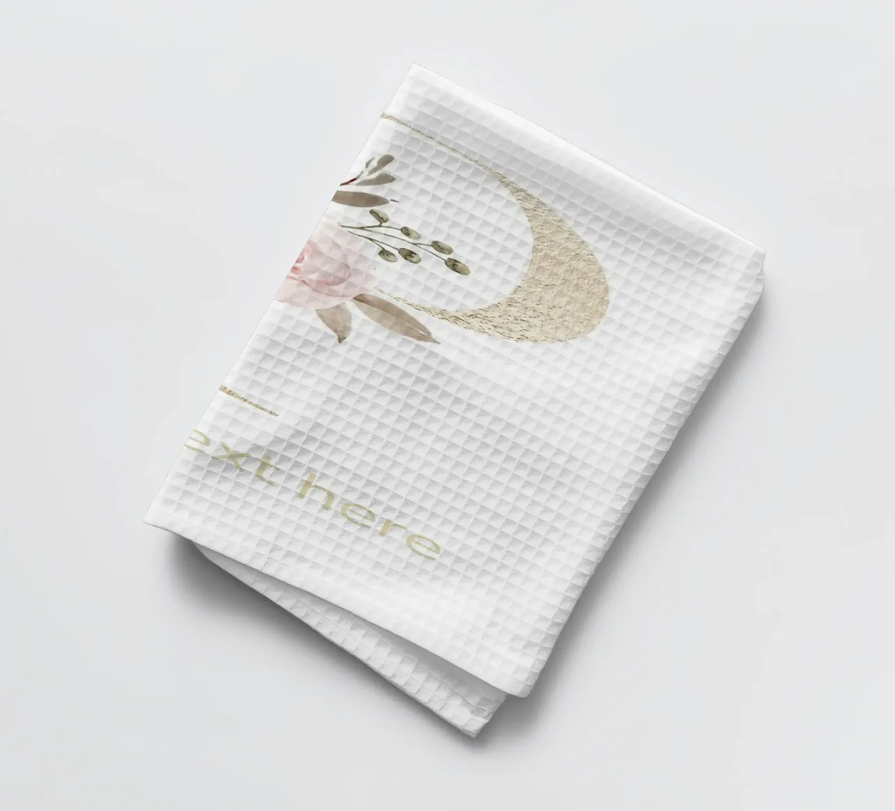 Letter P, Personalized Name Print, Personalized initial tea towel by The Custom Letter