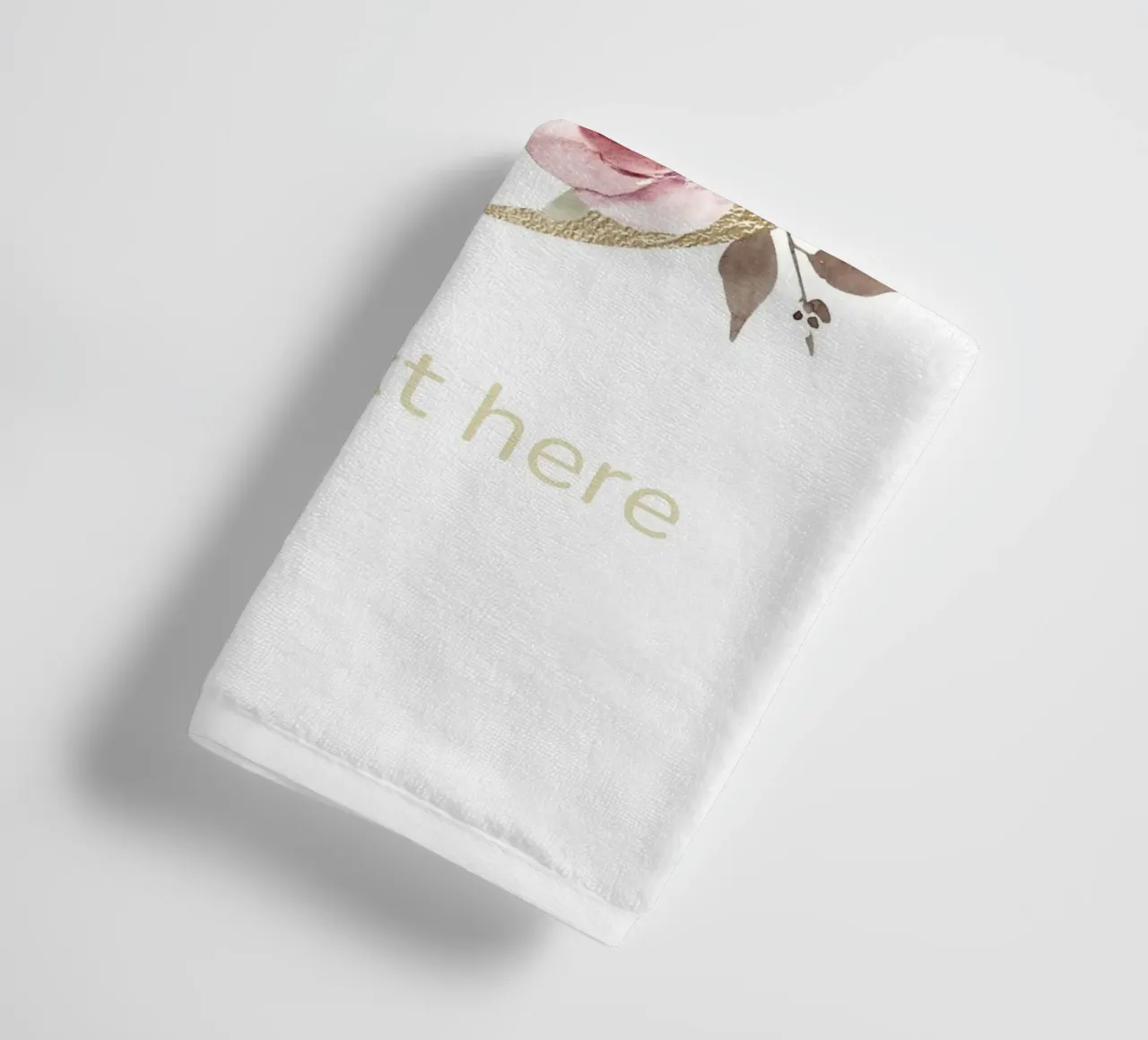 Letter O, Personalized Name Print, Personalized initial towel by The Custom Letter