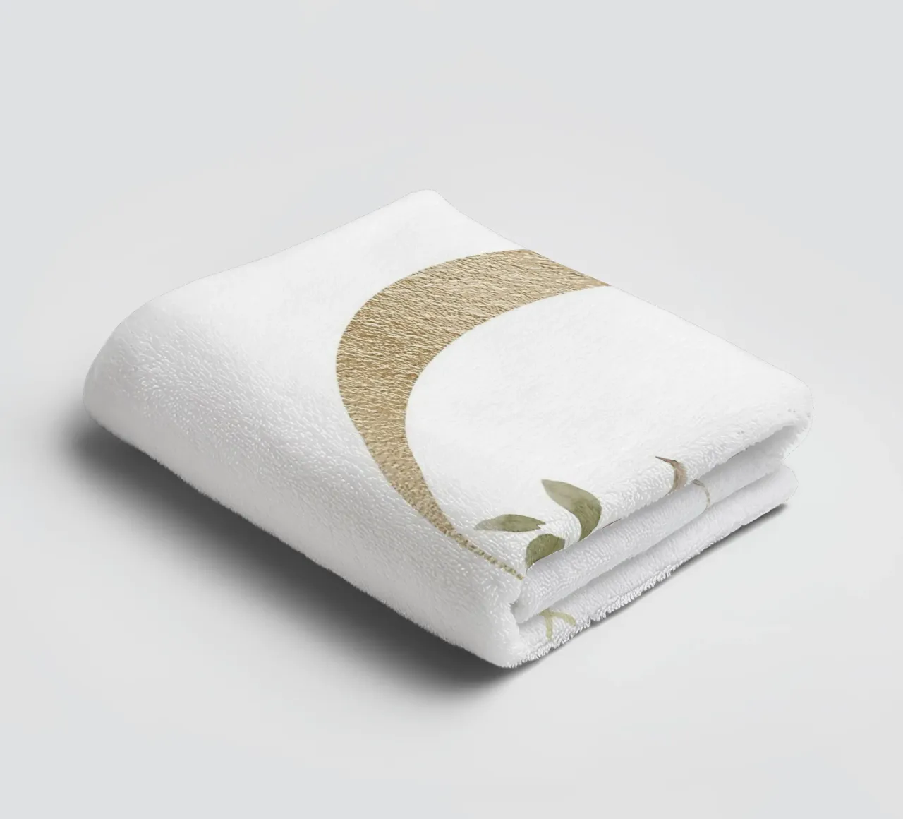 Letter O, Personalized Name Print, Personalized initial towel by The Custom Letter