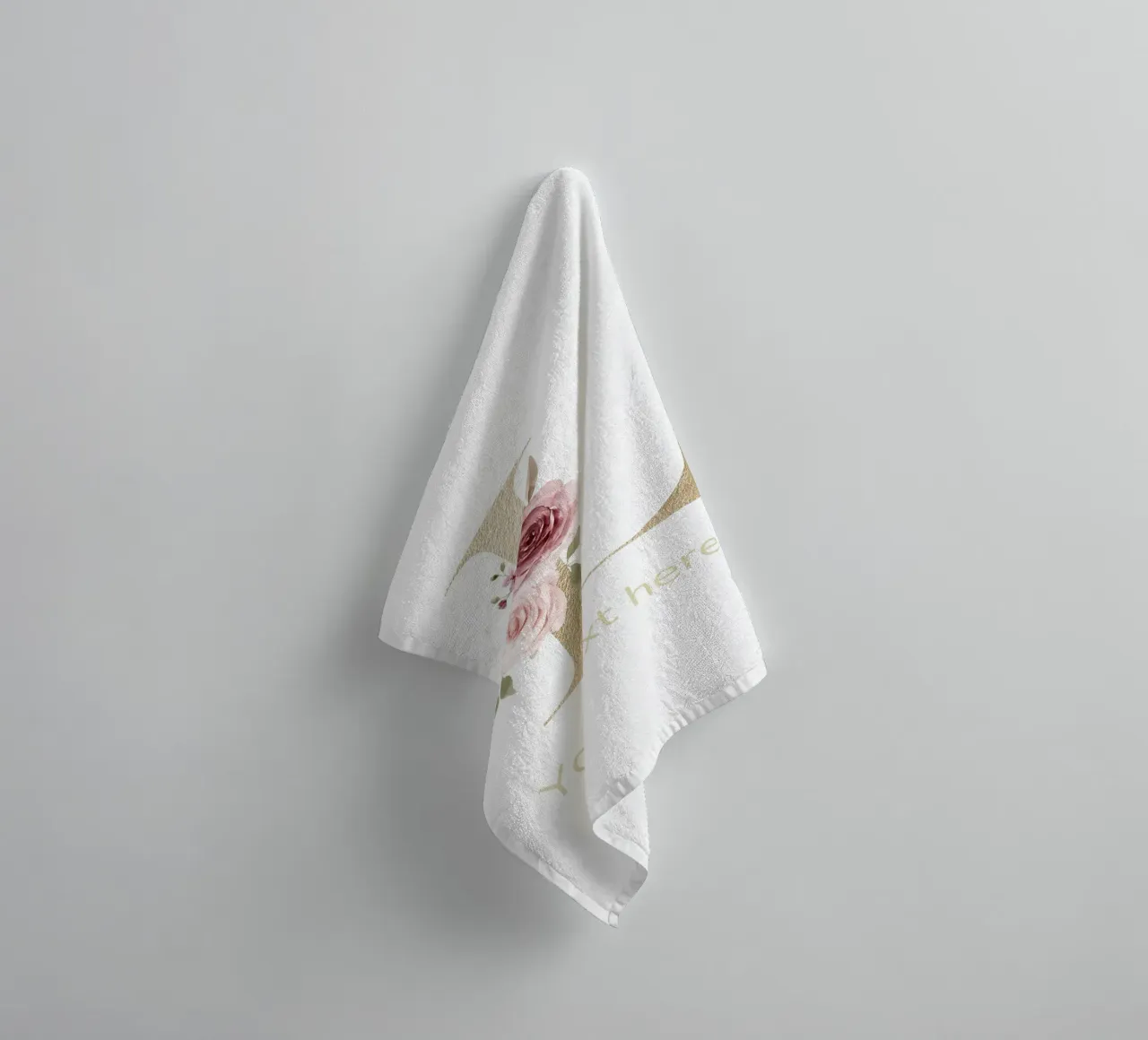 Letter L, Personalized Name Print, Personalized initial towel by The Custom Letter