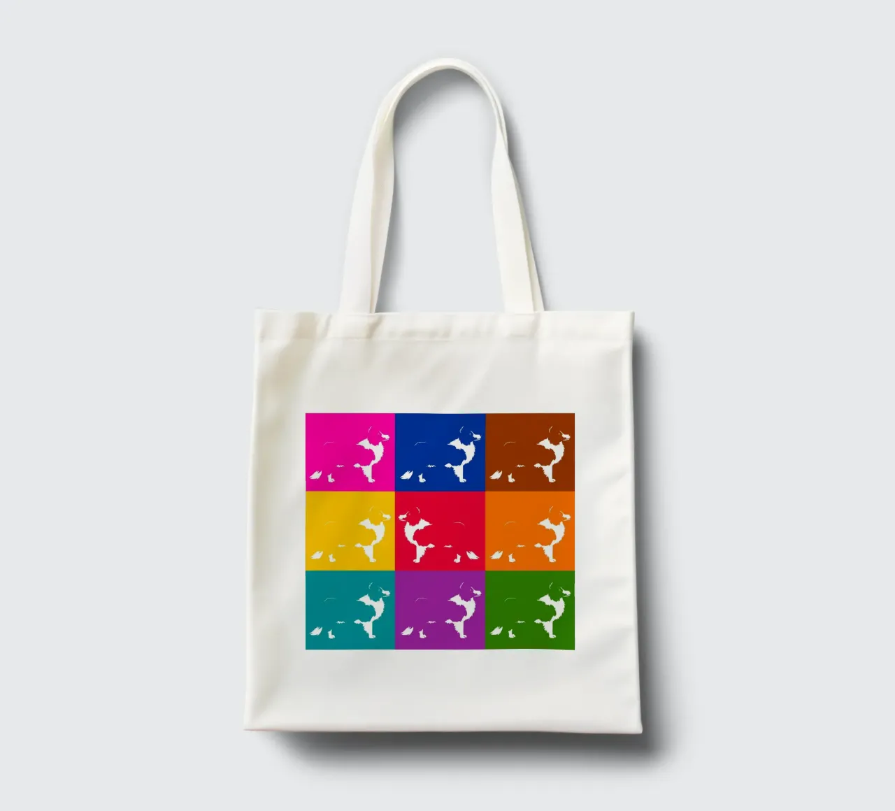 Border collie borsa in juta da Pop dogs
