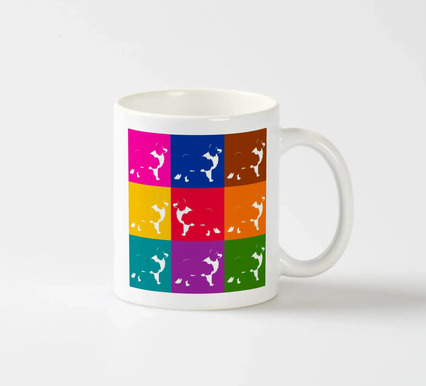 Border collie ceramic mug by Pop dogs