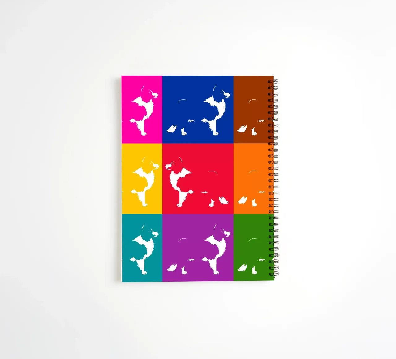 Border collie spiral notebook by Pop dogs