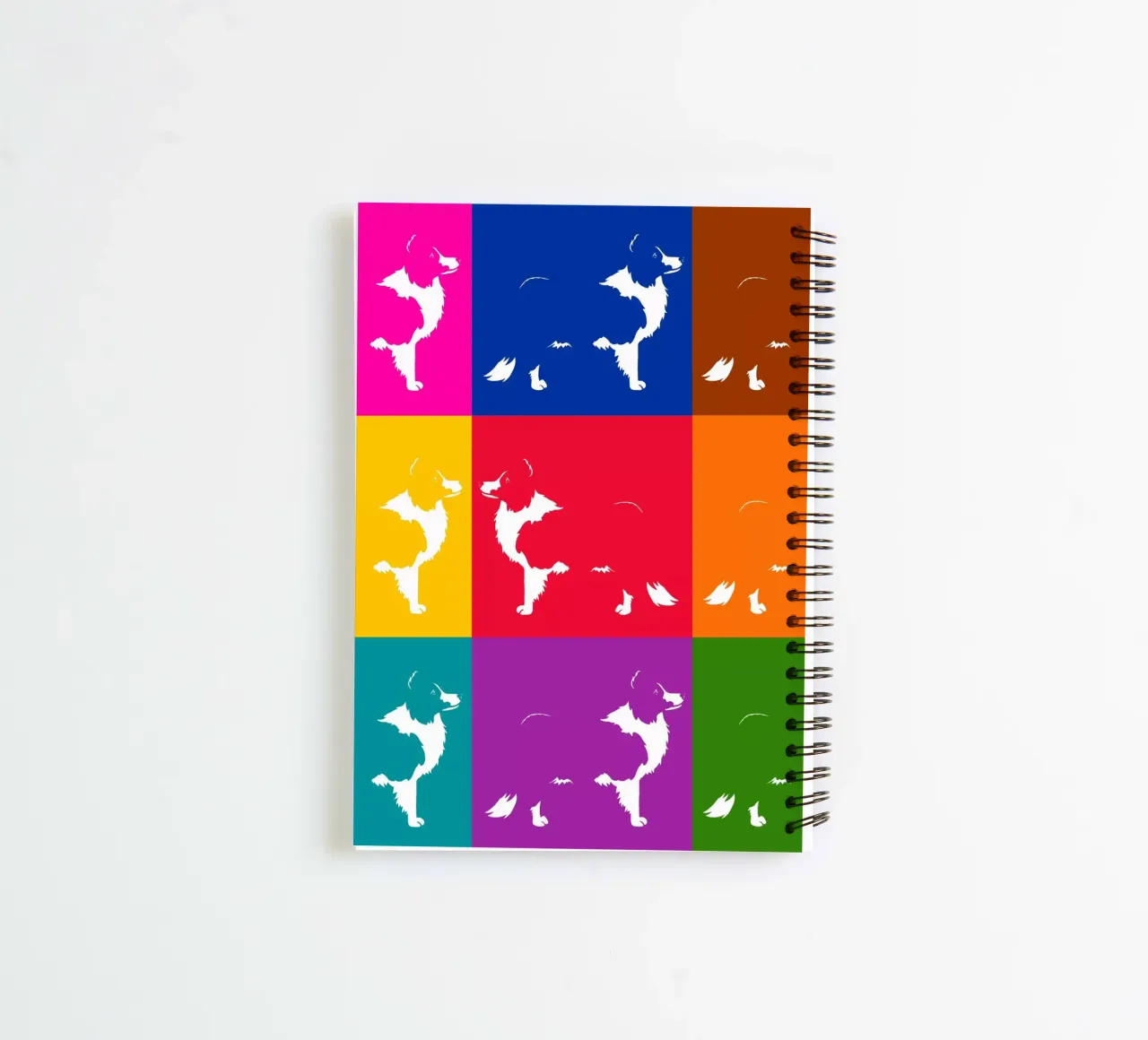 Border collie spiral notebook by Pop dogs