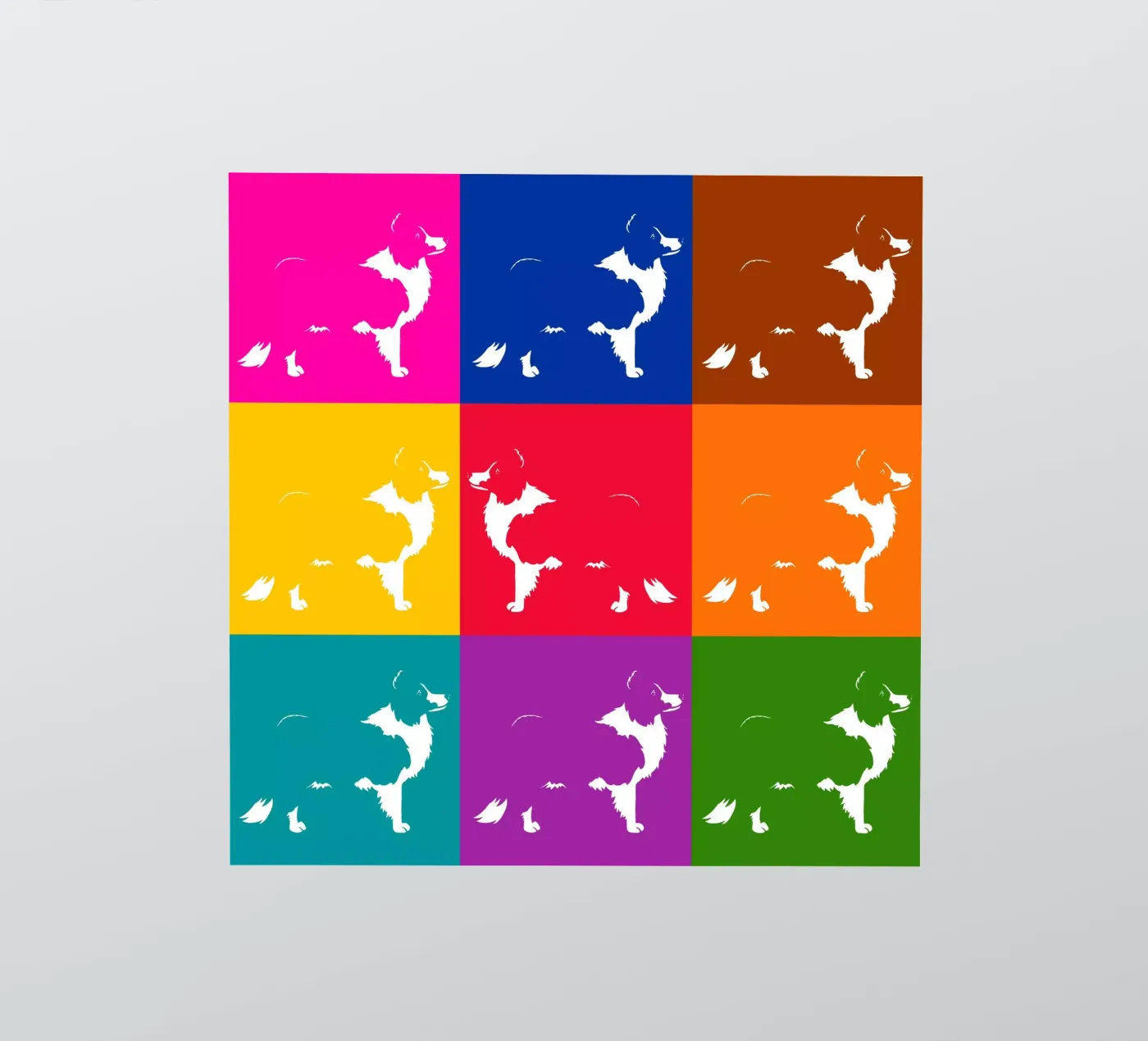 Border collie sticker by Pop dogs