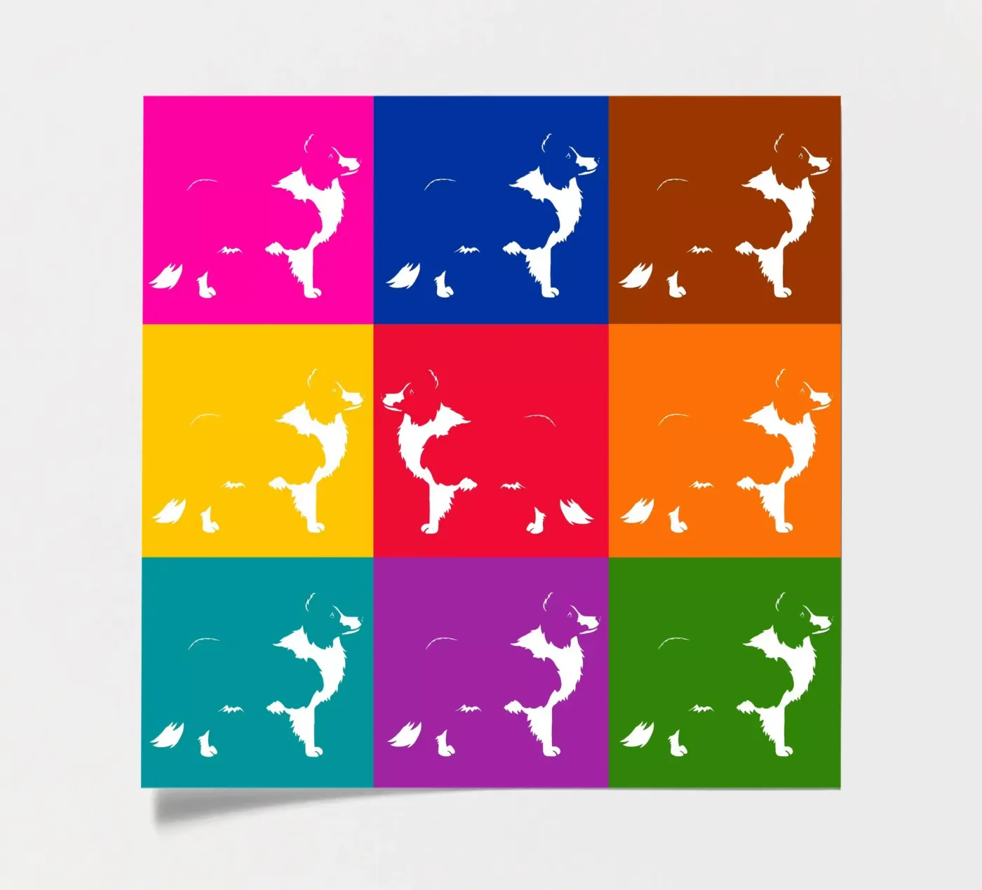 Border collie sticker sheet by Pop dogs