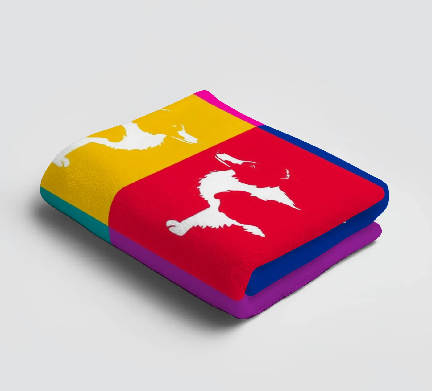 Border collie towel by Pop dogs