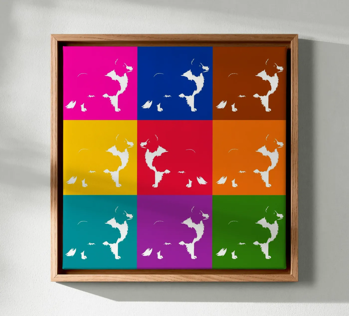 Border collie canvas by Pop dogs