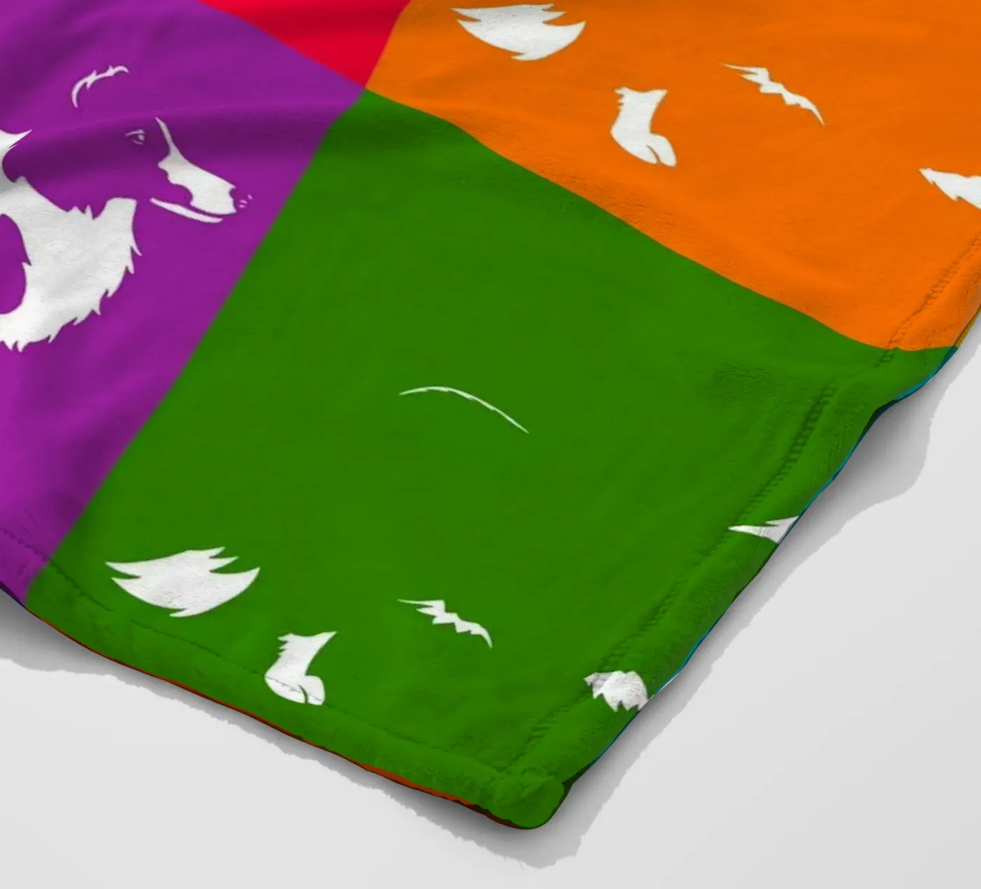 Border collie Fleecedecke von Pop dogs