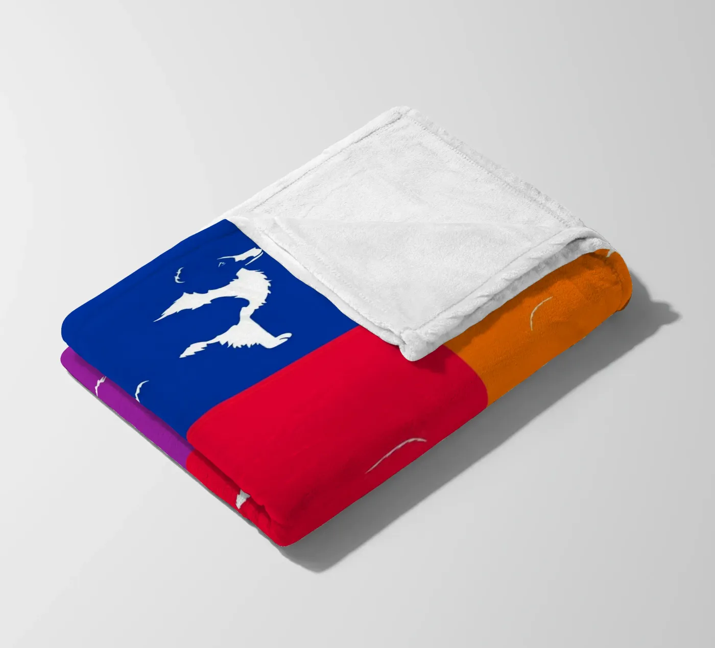 Border collie Fleecedecke von Pop dogs