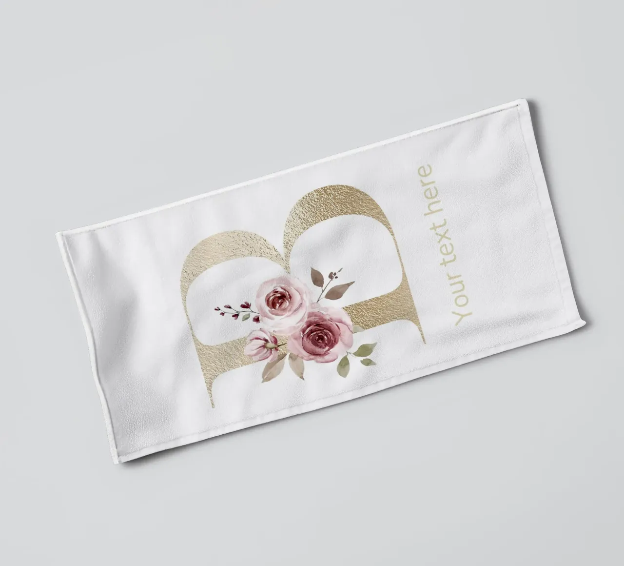 Buchstabe B, Personalisierter Namensdruck, Personalisierte Initiale Handtuch von The Custom Letter