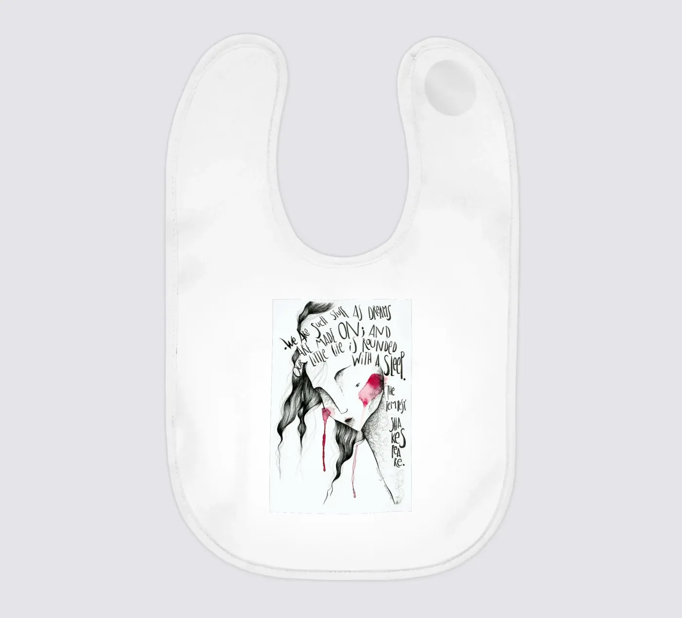 The Tempest baby bib by Marina Guiu