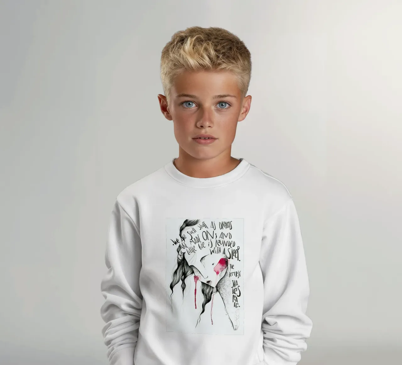 The Tempest sudadera para niño de Marina Guiu