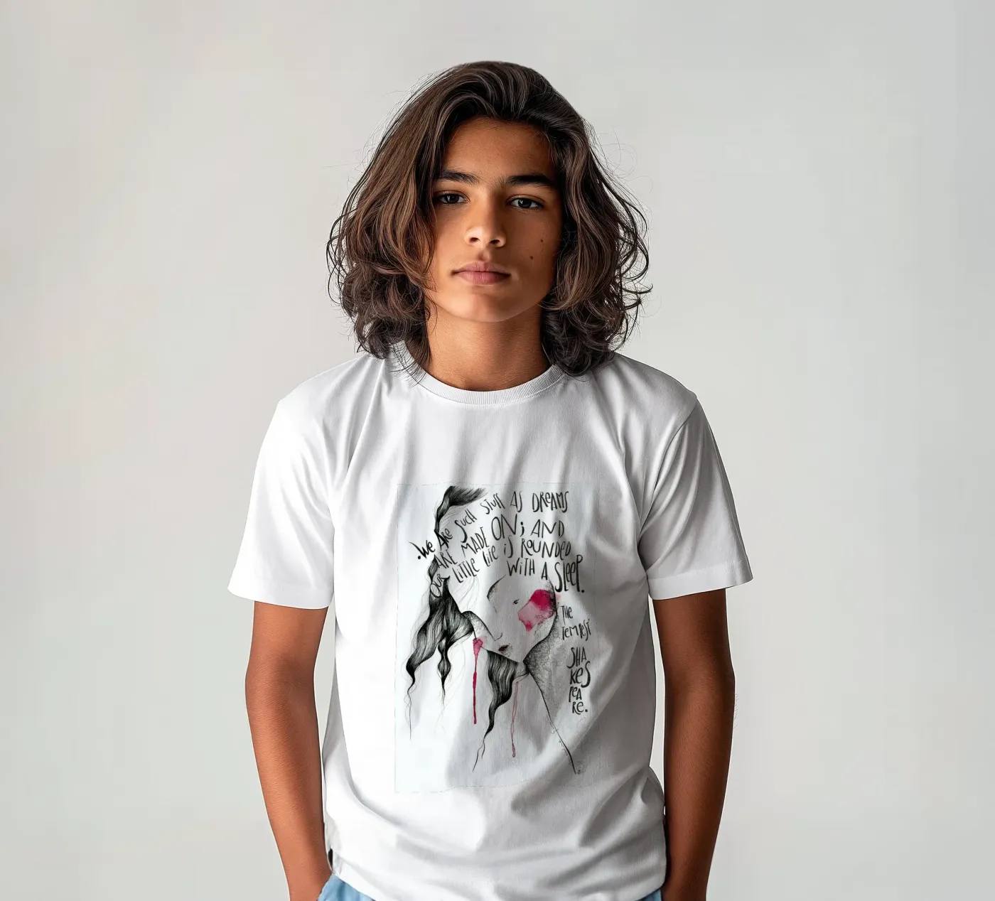 The Tempest t-shirt bambini da Marina Guiu