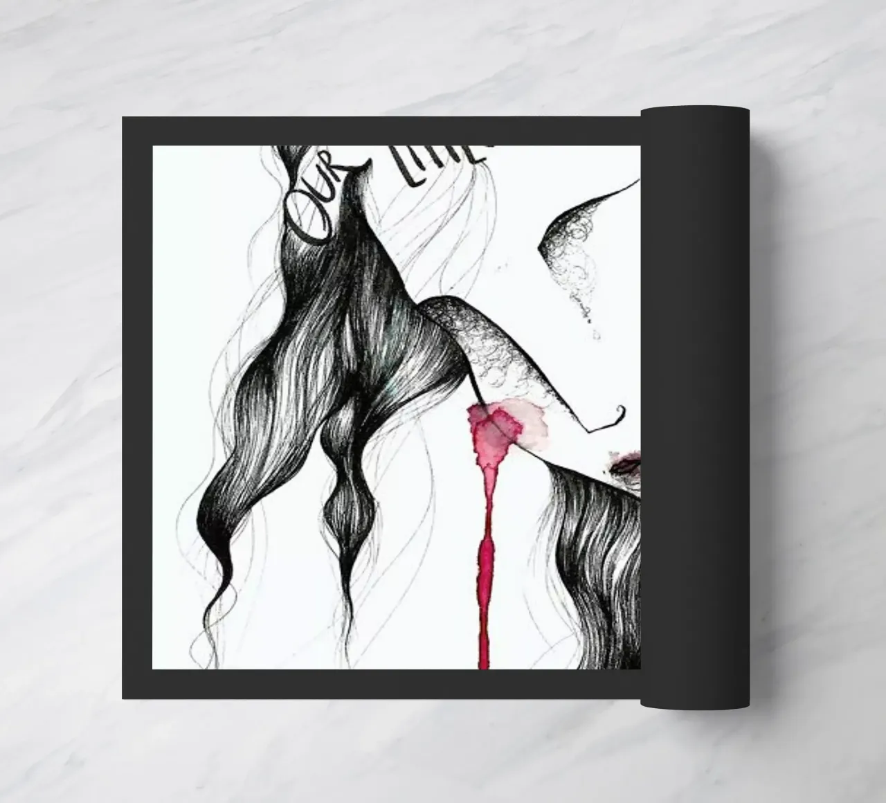 The Tempest doormat by Marina Guiu