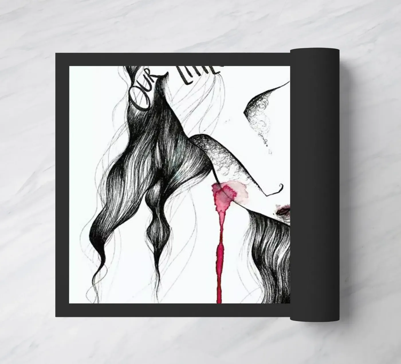 The Tempest Fußmatte von Marina Guiu