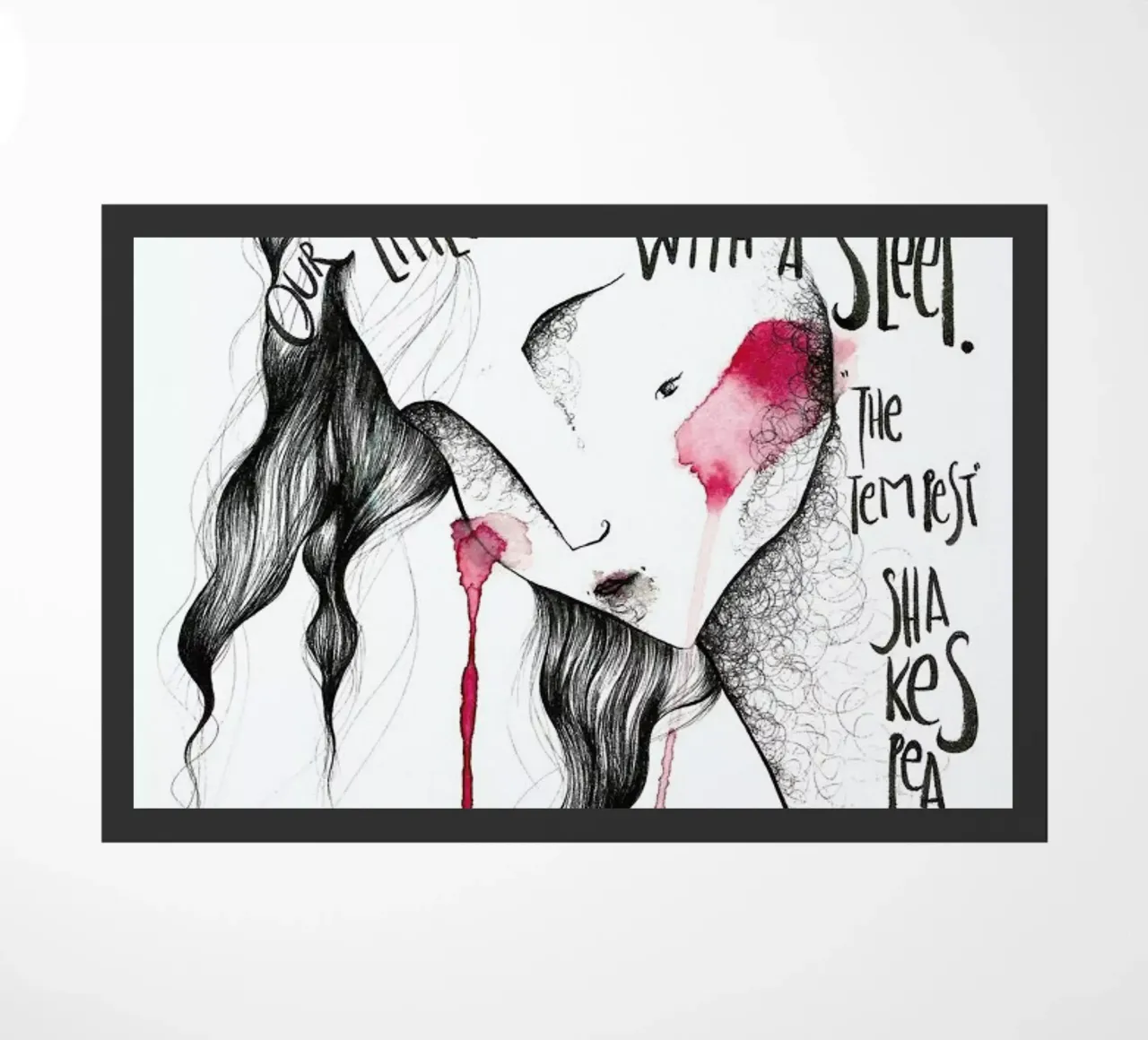 The Tempest doormat by Marina Guiu