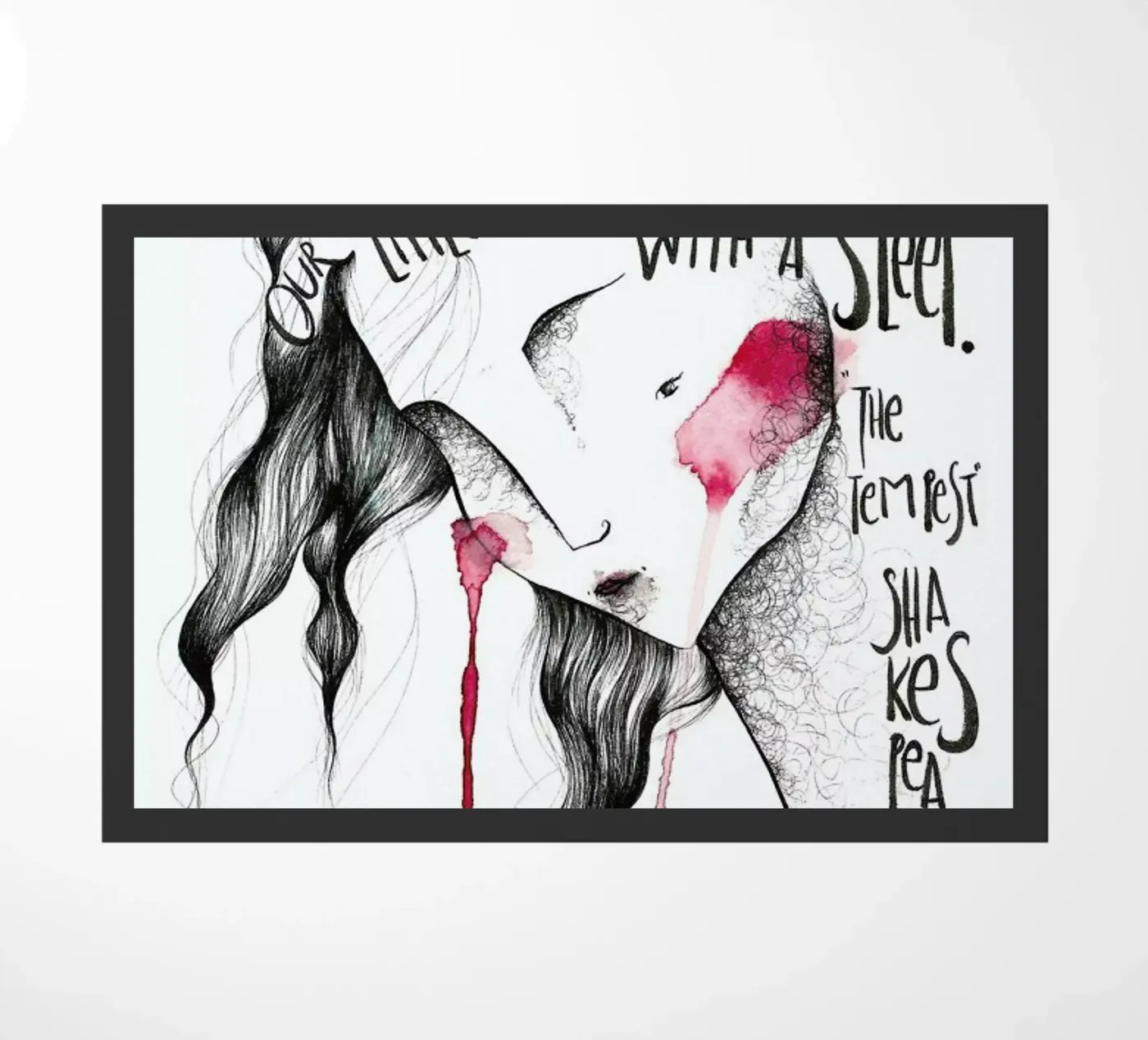 The Tempest Fußmatte von Marina Guiu