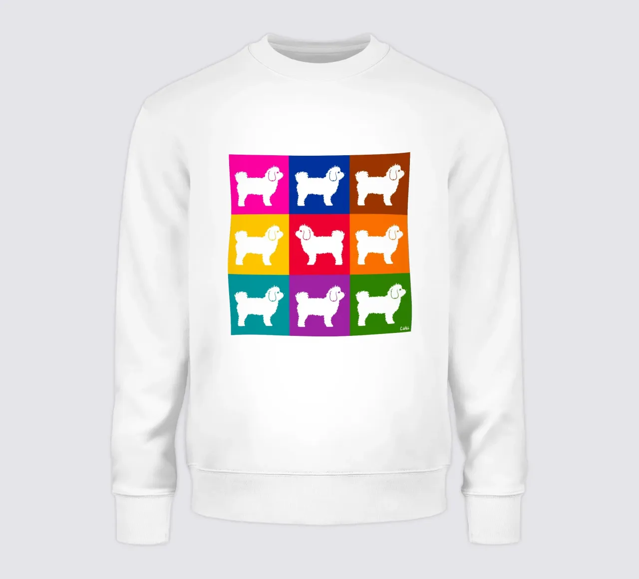 Cane maltese felpa da Pop dogs
