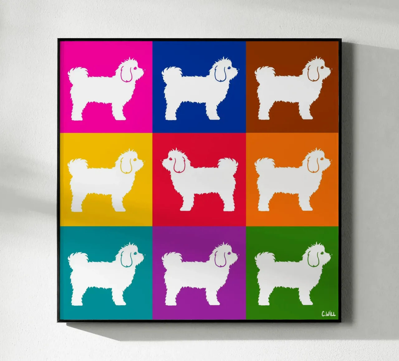 Cane maltese plexiglass da Pop dogs