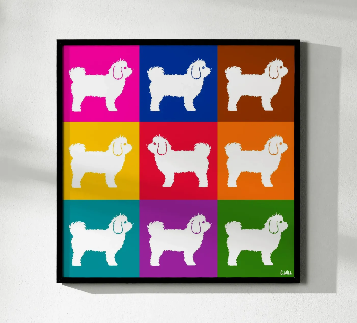 Cane maltese poster da Pop dogs