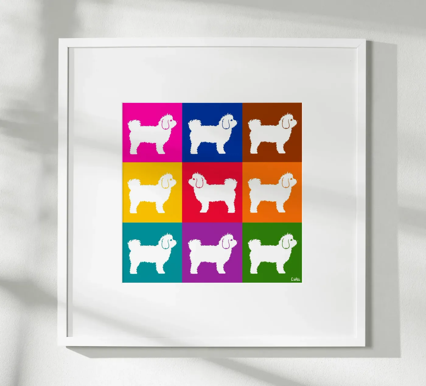 Cane maltese poster da Pop dogs