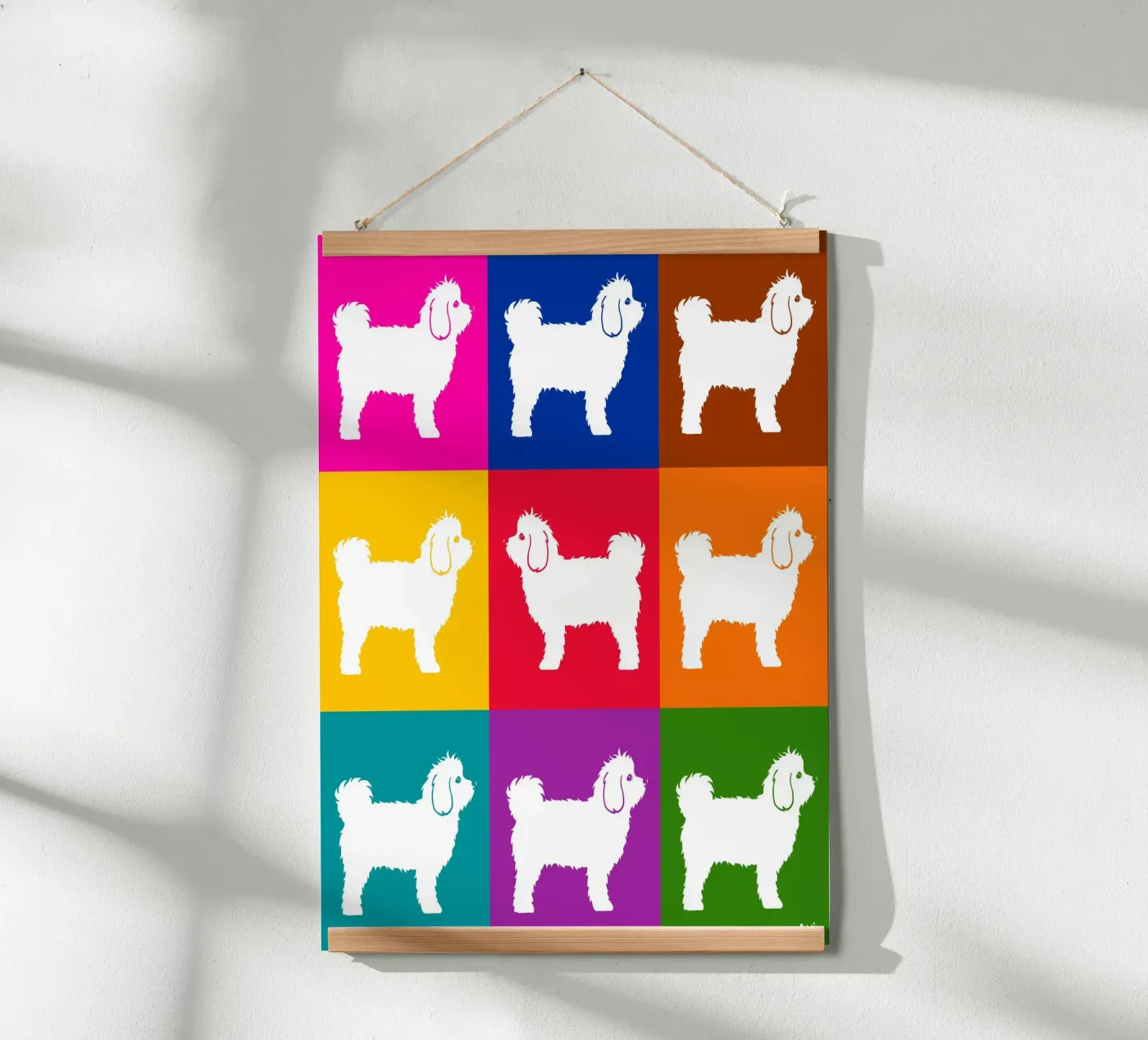 Cane maltese poster da Pop dogs