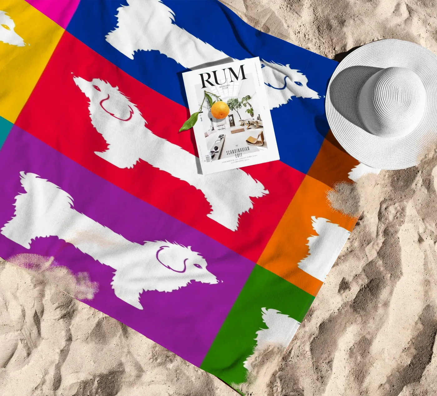 Cane maltese telo mare da Pop dogs