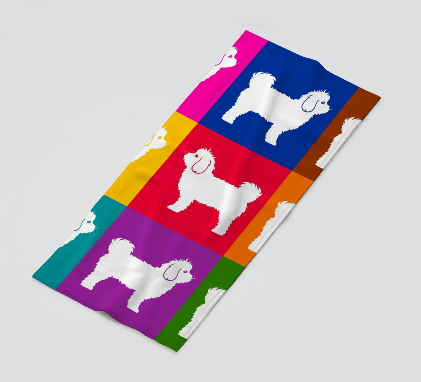 Cane maltese telo mare da Pop dogs