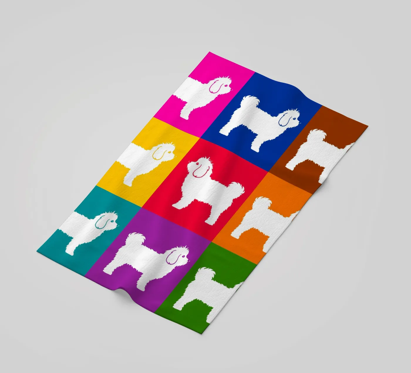 Cane maltese telo mare da Pop dogs