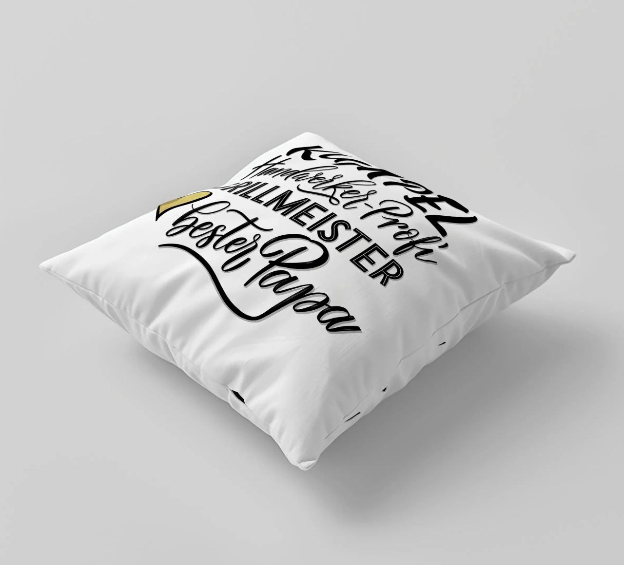 Meilleur papa. Mon pote. Bricoleur professionnel. Maître du barbecue. coussin de CalliLetters