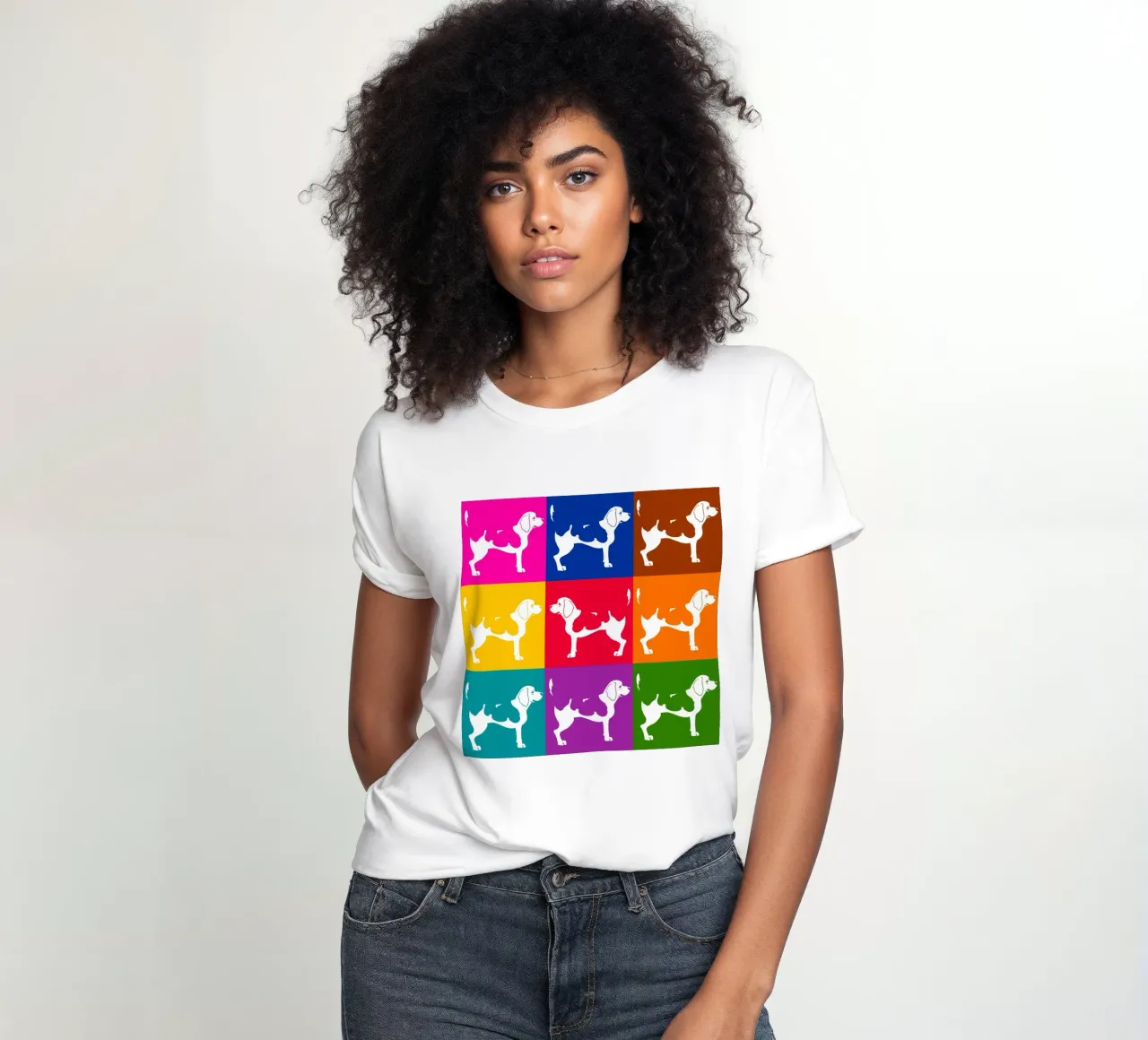 Beagle Frauen T-Shirt von Pop dogs
