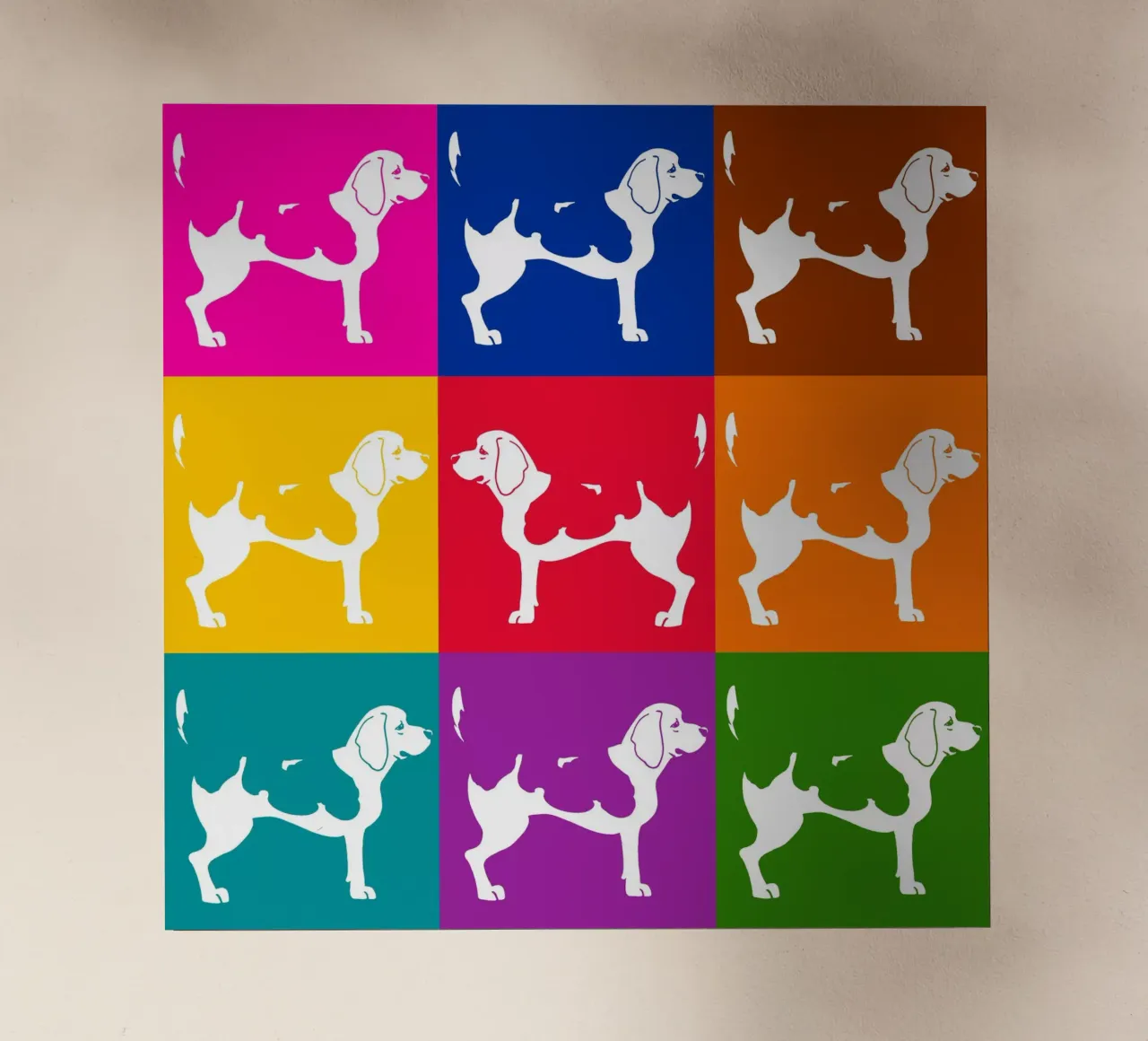 Beagle pellicola backlit da Pop dogs