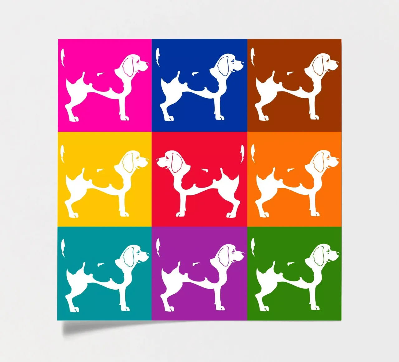 Beagle sticker sheet by Pop dogs