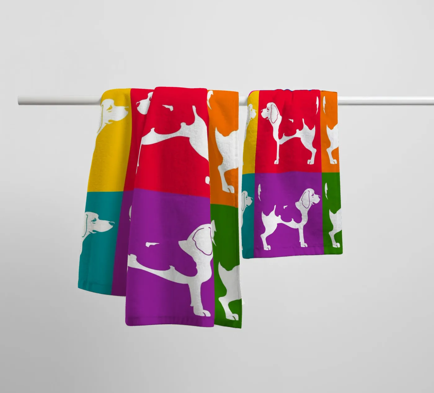 Beagle towel by Pop dogs