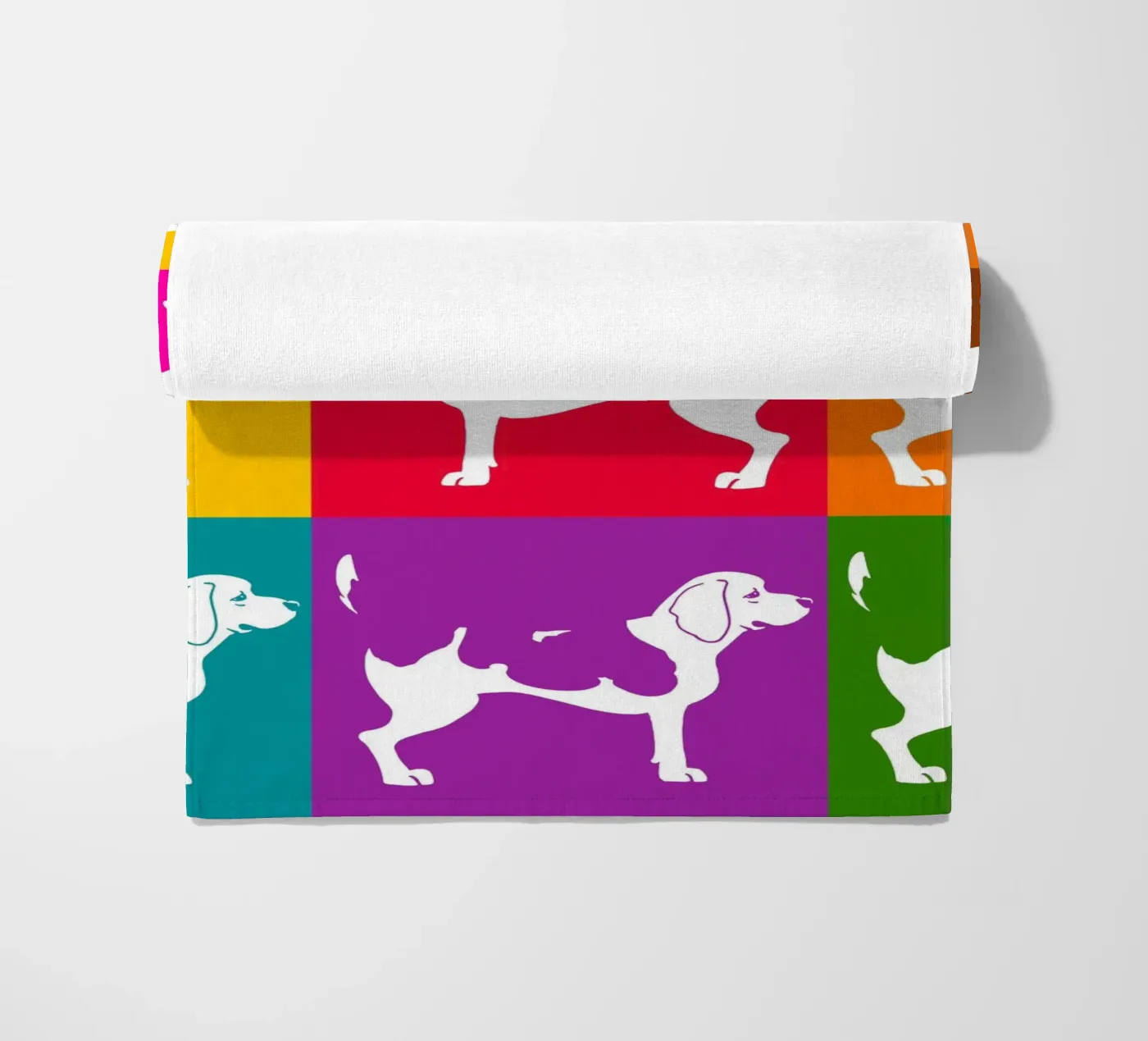 Beagle strandhanddoek van Pop dogs