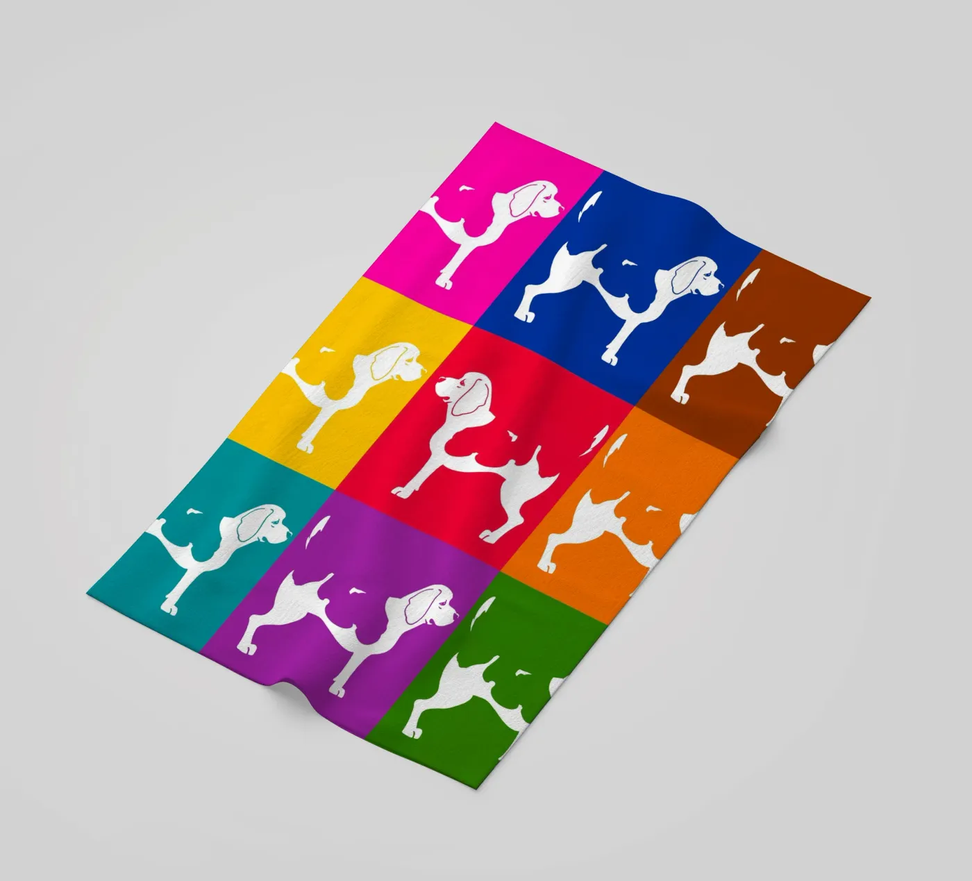 Beagle strandhanddoek van Pop dogs