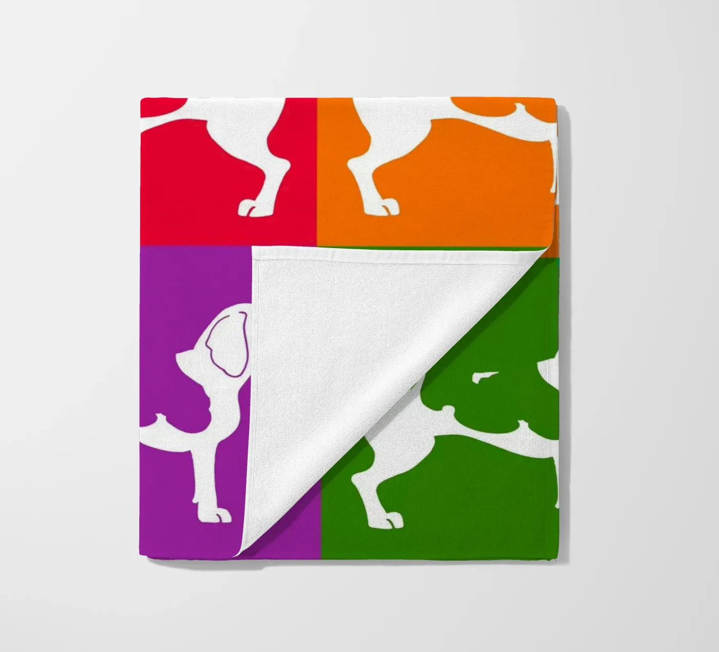 Beagle strandhanddoek van Pop dogs