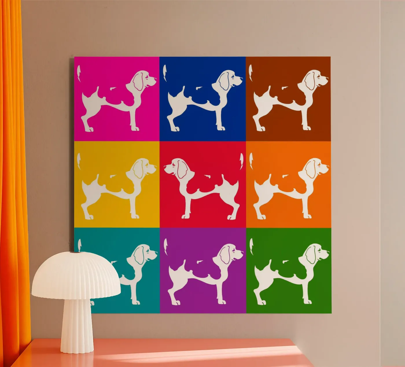 Beagle forex plate by Pop dogs