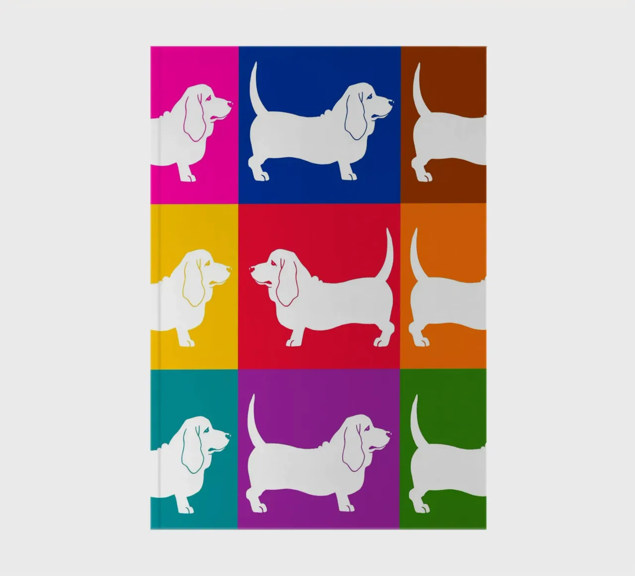 Basset Hound notebook by Pop dogs
