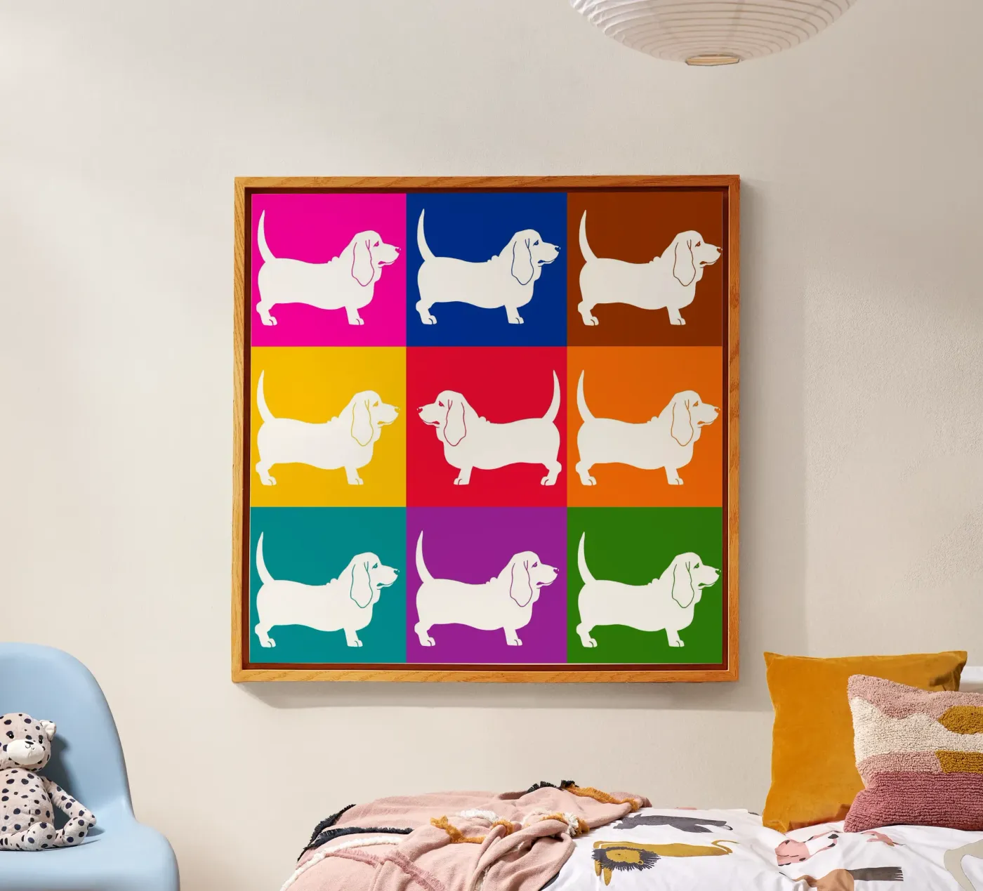 Basset Hound plexiglass da Pop dogs